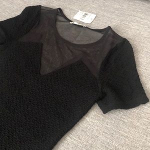 NWT Black Fitted Dress Size S by Lush